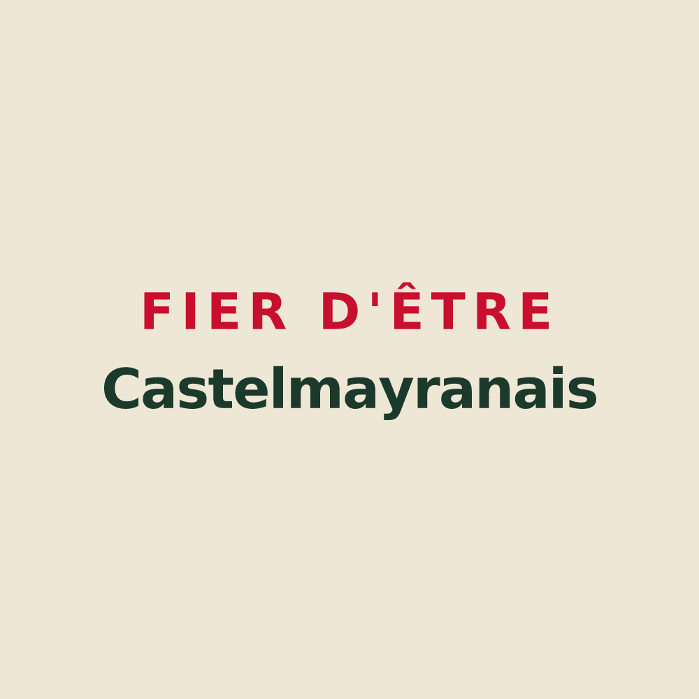 Tote bag « Fier d'être Castelmayranais » — design pour Castelmayran
