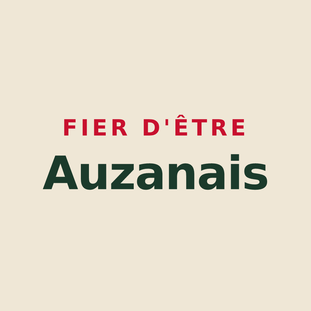 Tote bag « Fier d'être Auzanais » — design pour Castelnau d'Auzan Labarrère