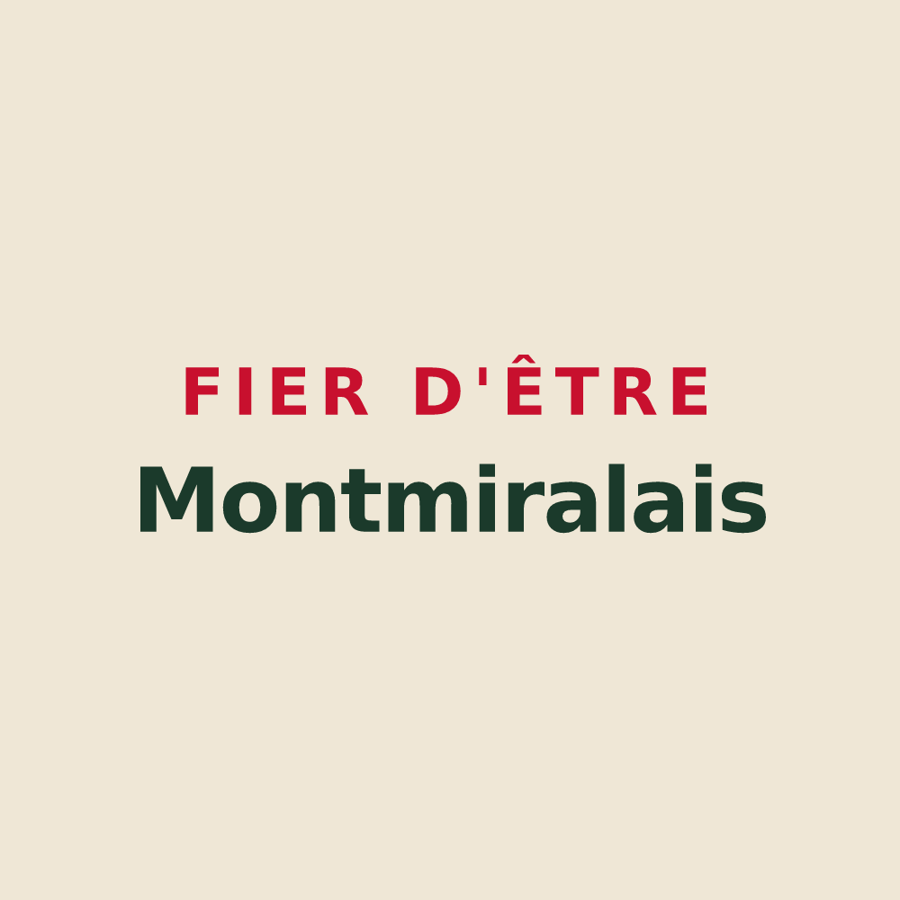 Tote bag « Fier d'être Montmiralais » — design pour Castelnau-de-Montmiral