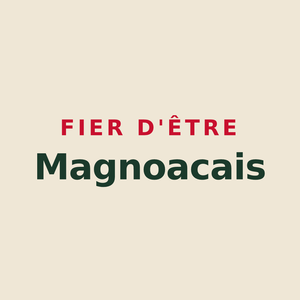 Tote bag « Fier d'être Magnoacais » — design pour Castelnau-Magnoac