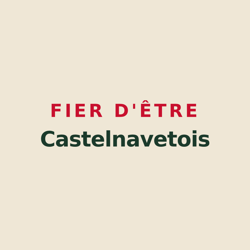 Tote bag « Fier d'être Castelnavetois » — design pour Castelnavet