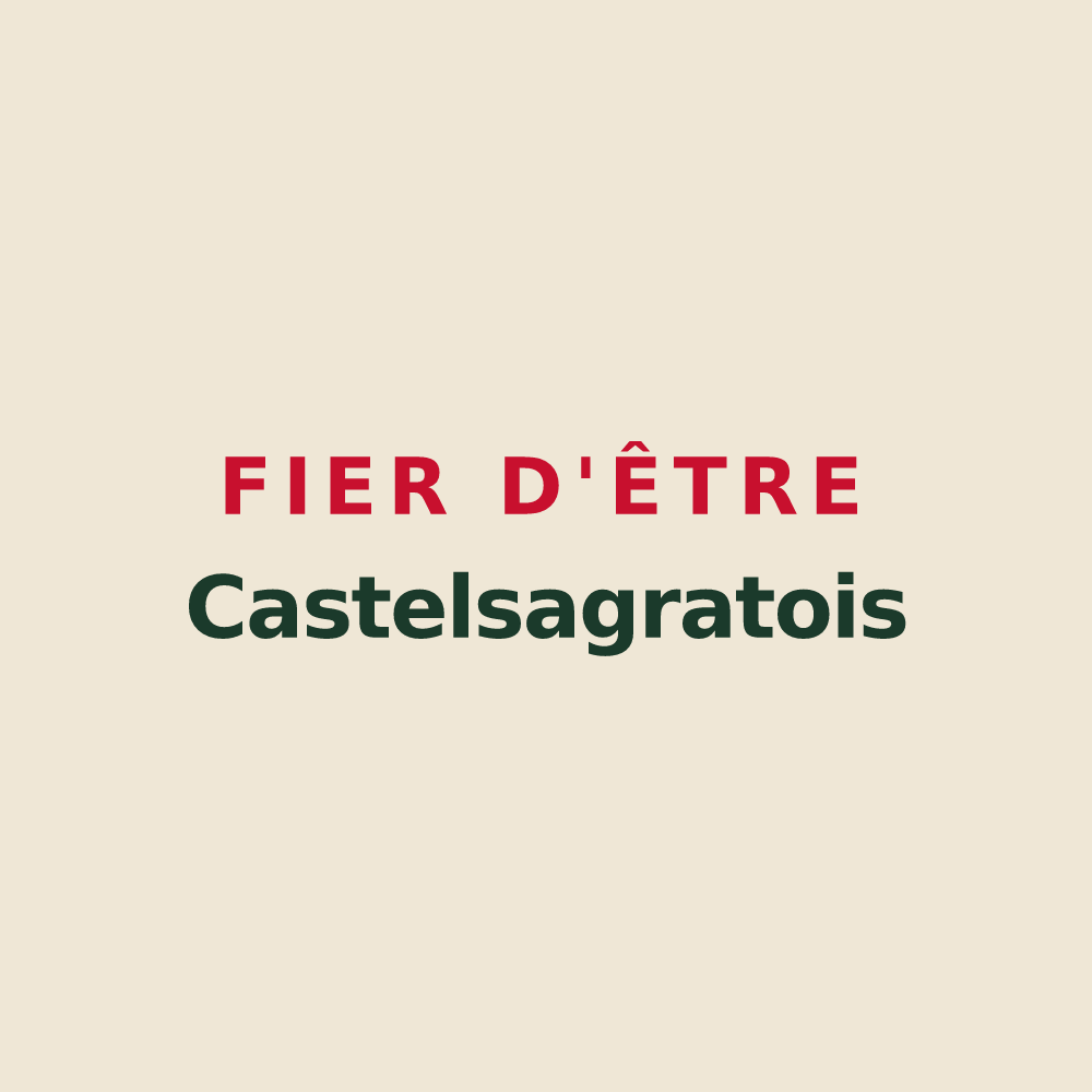Tote bag « Fier d'être Castelsagratois » — design pour Castelsagrat