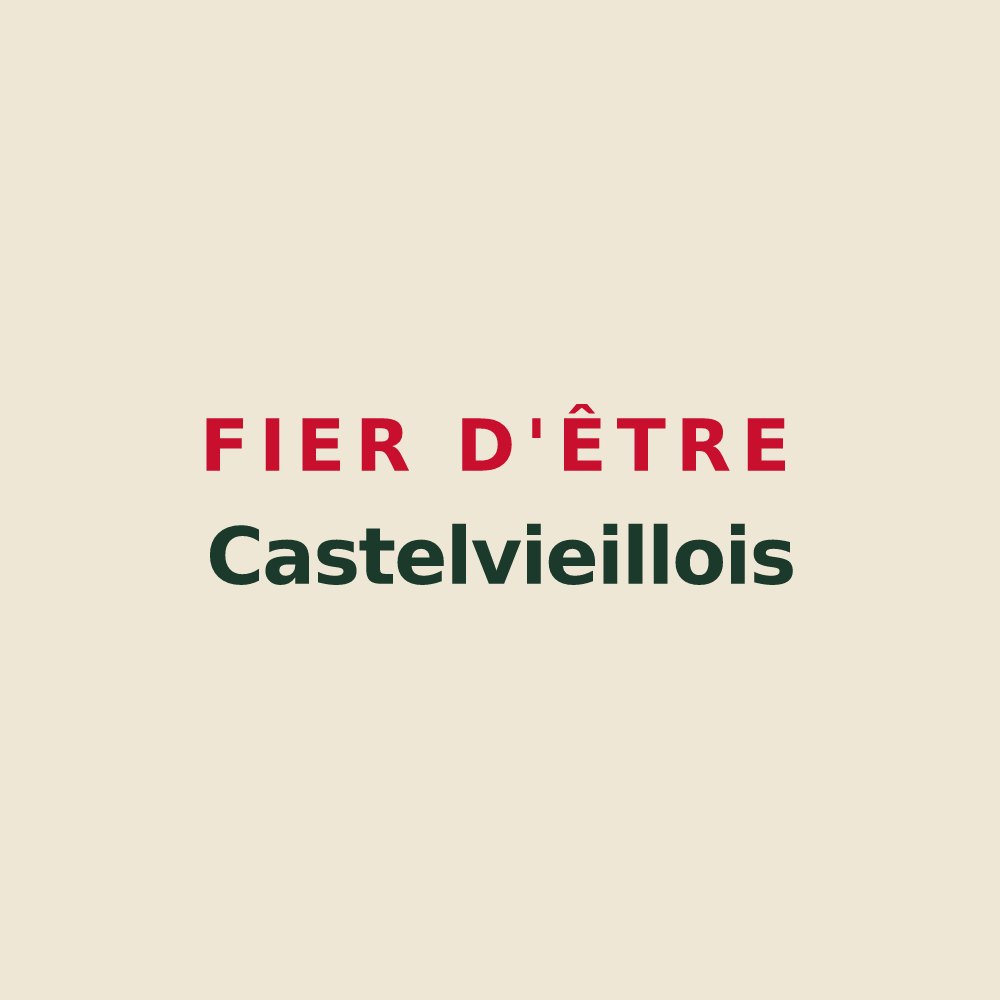 Tote bag « Fier d'être Castelvieillois » — design pour Castelviel