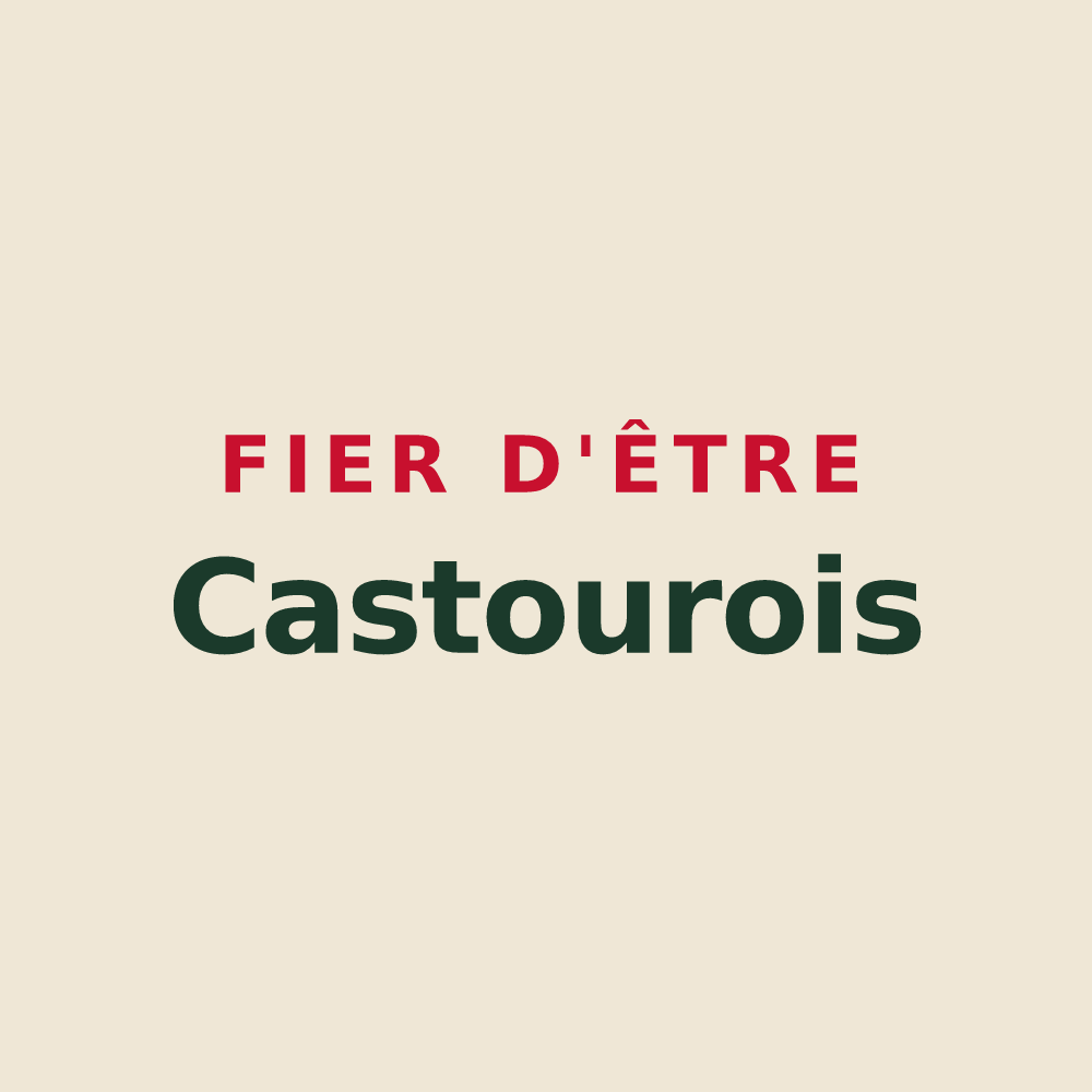 Tote bag « Fier d'être Castourois » — design pour Castéra-Lectourois