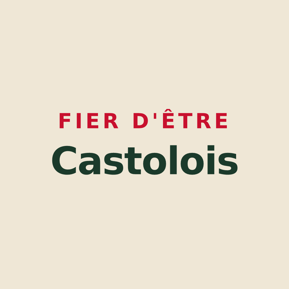 Tote bag « Fier d'être Castolois » — design pour Castéra-Vignoles