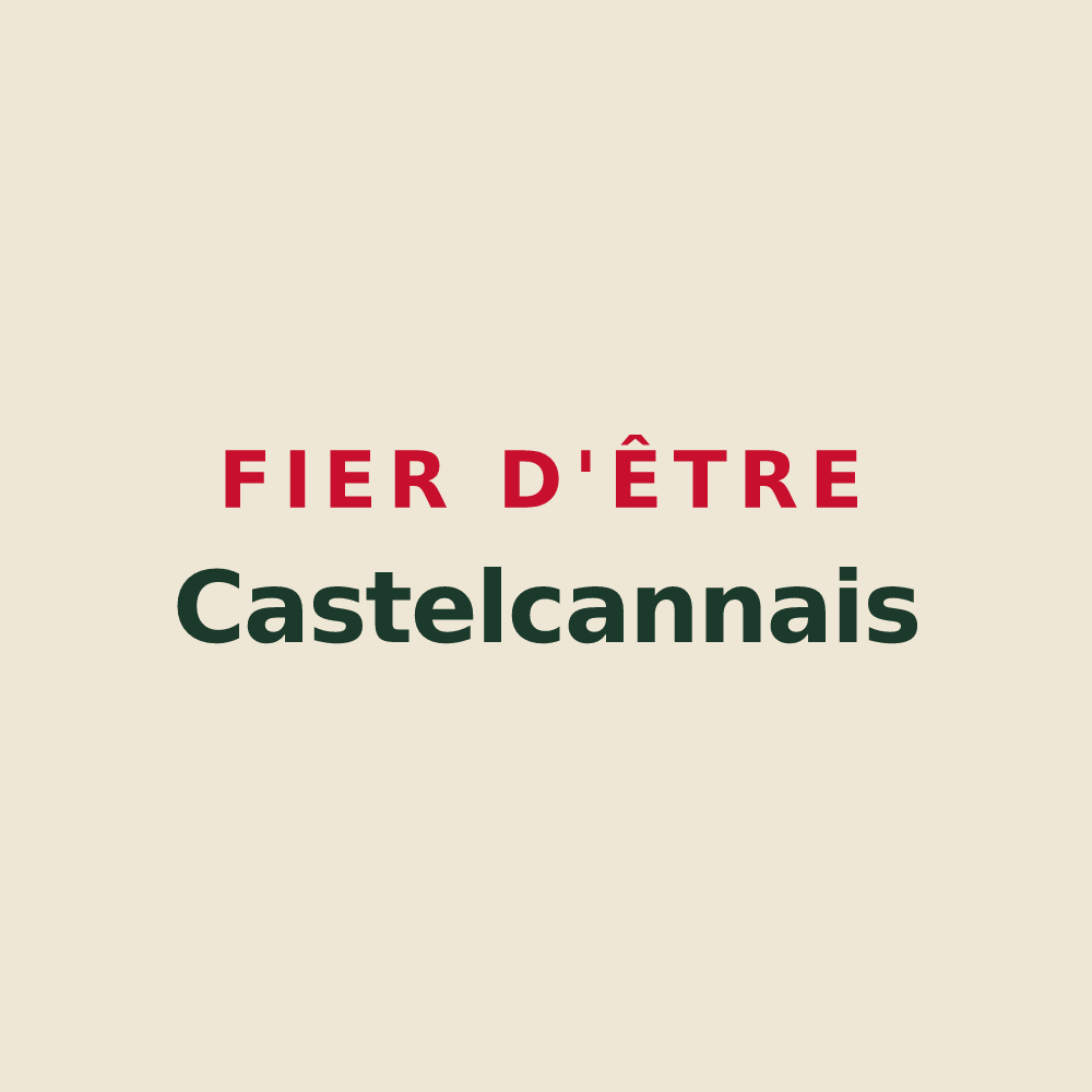 Tote bag « Fier d'être Castelcannais » — design pour Castex-d'Armagnac