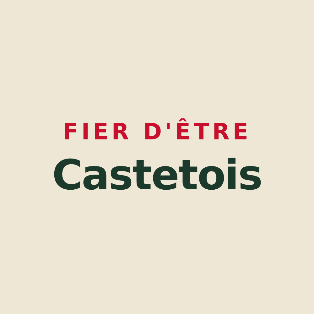 Tote bag « Fier d'être Castetois » — design pour Castex