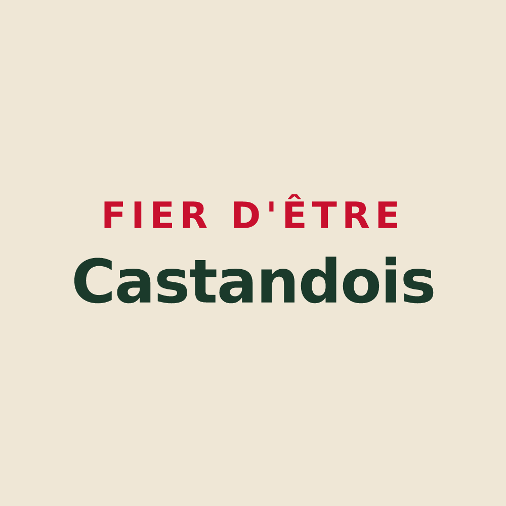 Tote bag « Fier d'être Castandois » — design pour Casties-Labrande