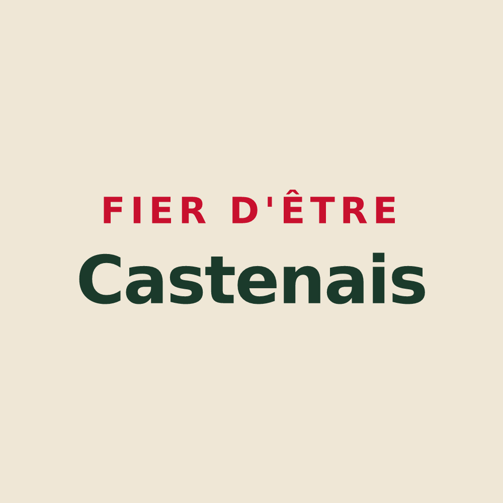 Tote bag « Fier d'être Castenais » — design pour Catenay