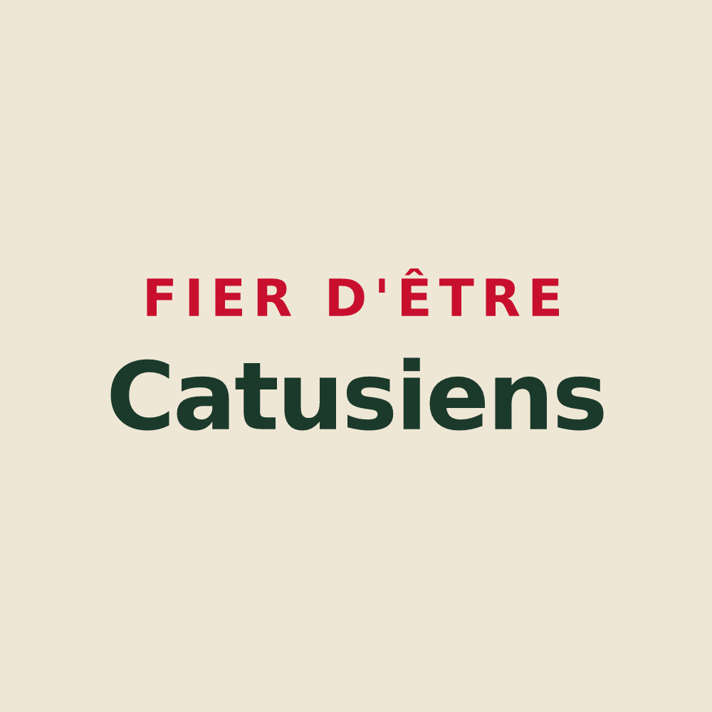 Tote bag « Fier d'être Catusiens » — design pour Catus