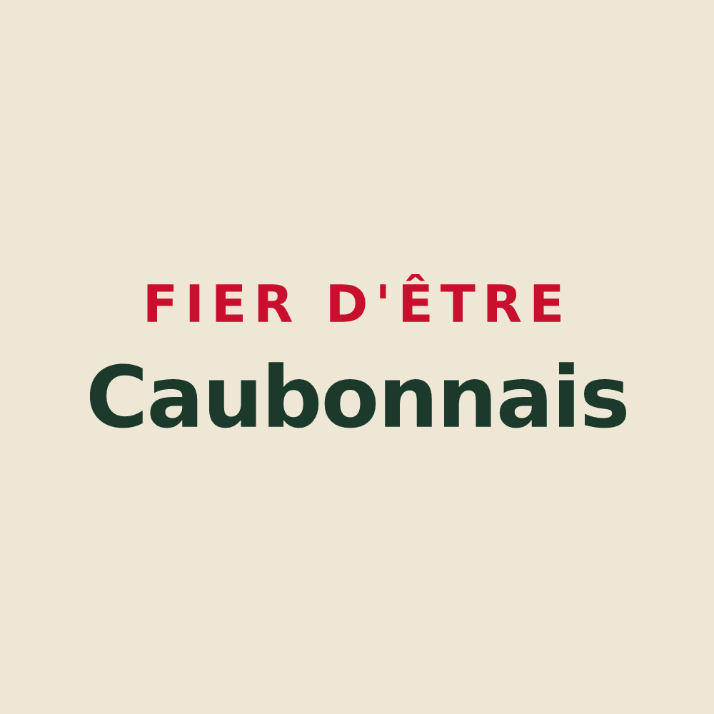 Tote bag « Fier d'être Caubonnais » — design pour Caubon-Saint-Sauveur