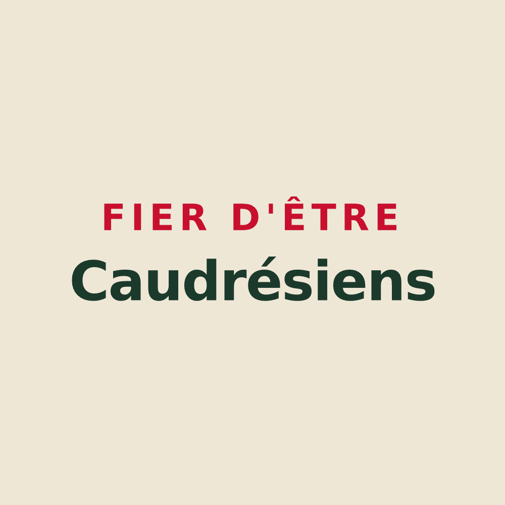 Tote bag « Fier d'être Caudrésiens » — design pour Caudry
