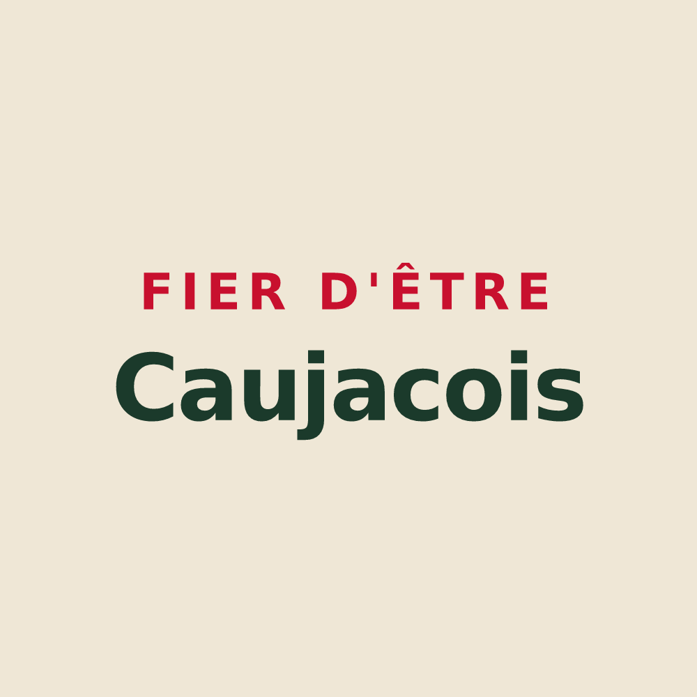 Tote bag « Fier d'être Caujacois » — design pour Caujac