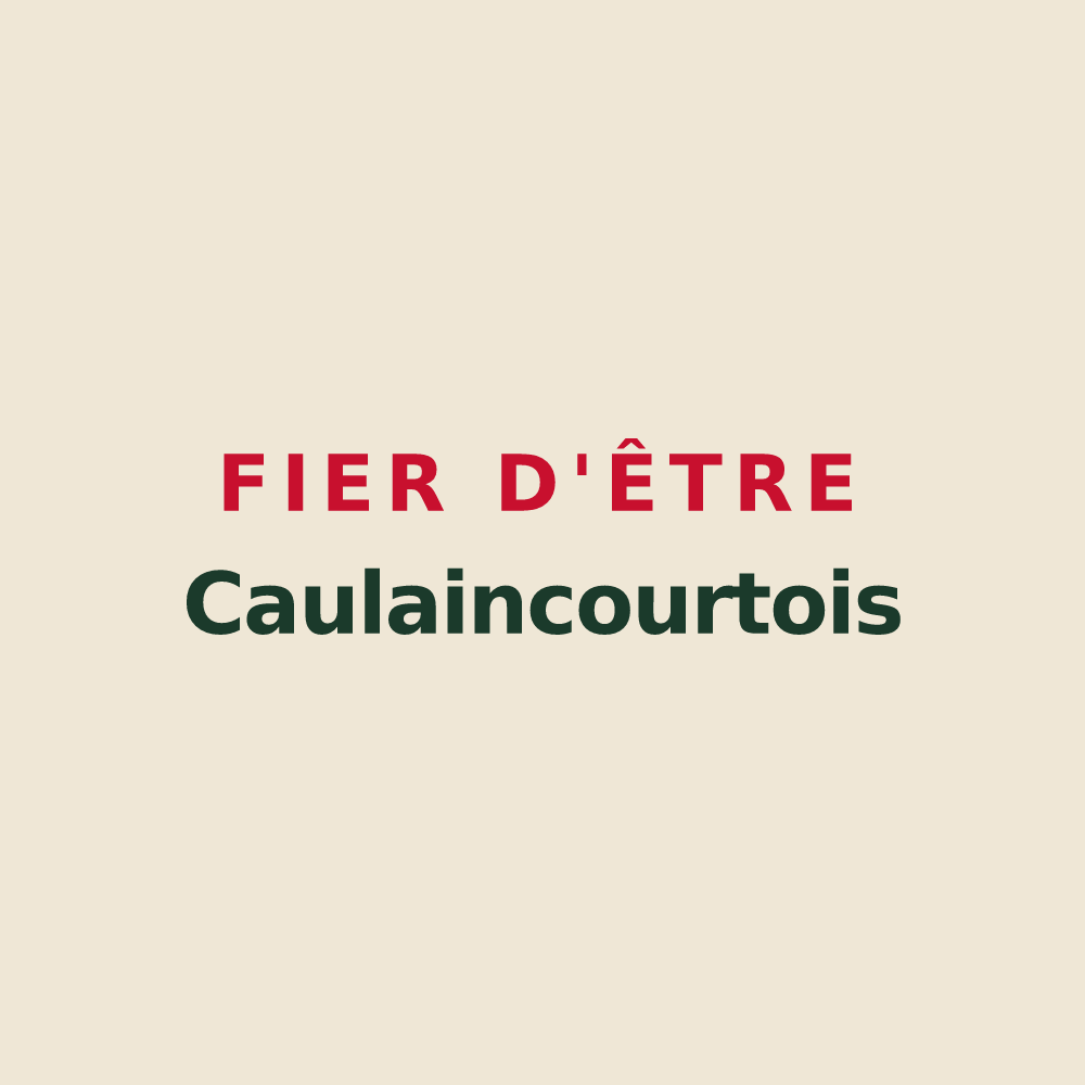 Tote bag « Fier d'être Caulaincourtois » — design pour Caulaincourt