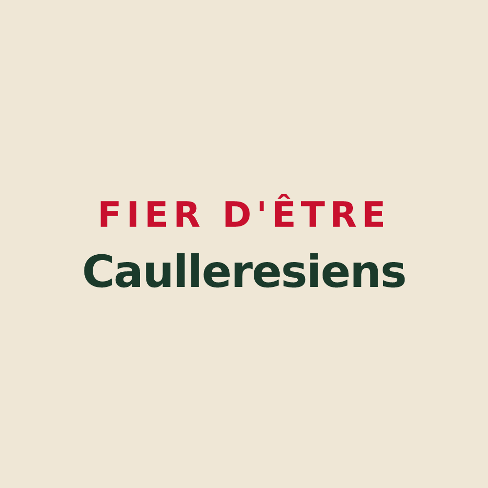 Tote bag « Fier d'être Caulleresiens » — design pour Caullery