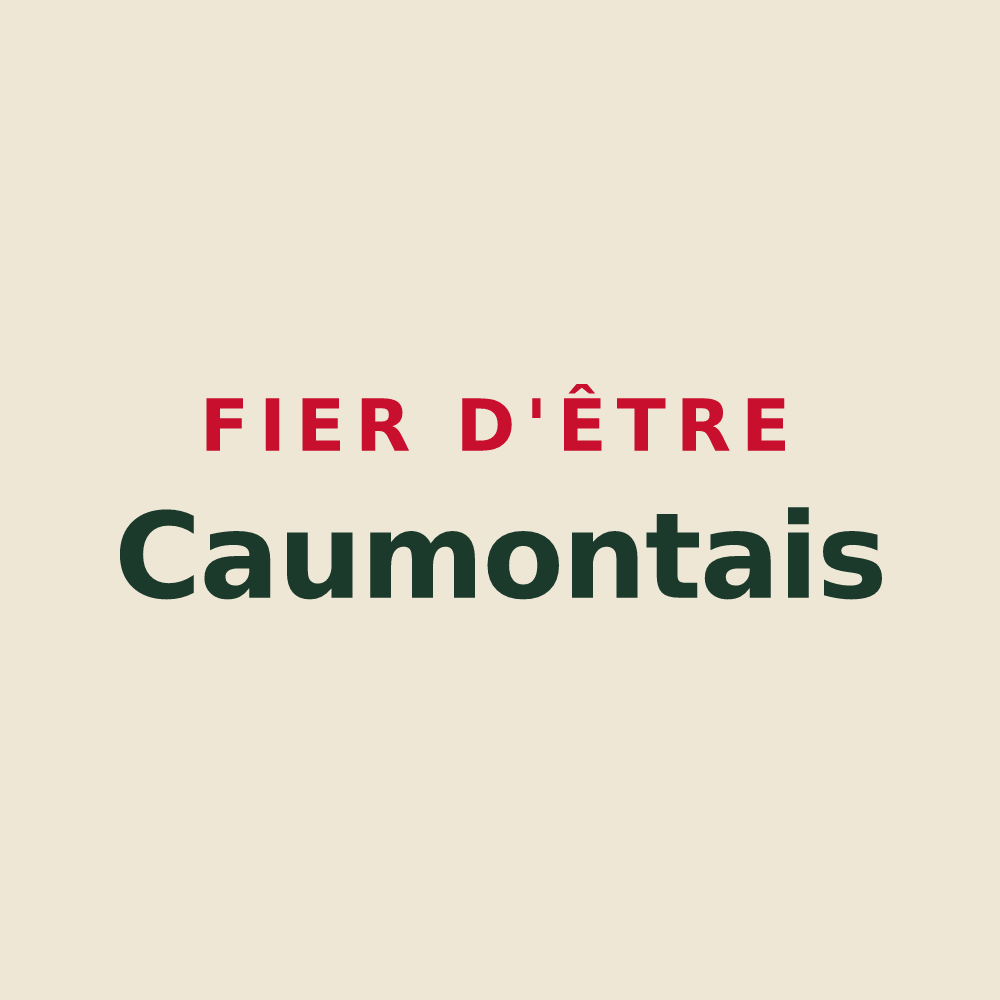 Tote bag « Fier d'être Caumontais » — design pour Caumont