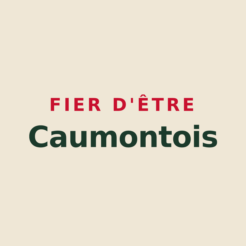 Tote bag « Fier d'être Caumontois » — design pour Caumont-sur-Durance