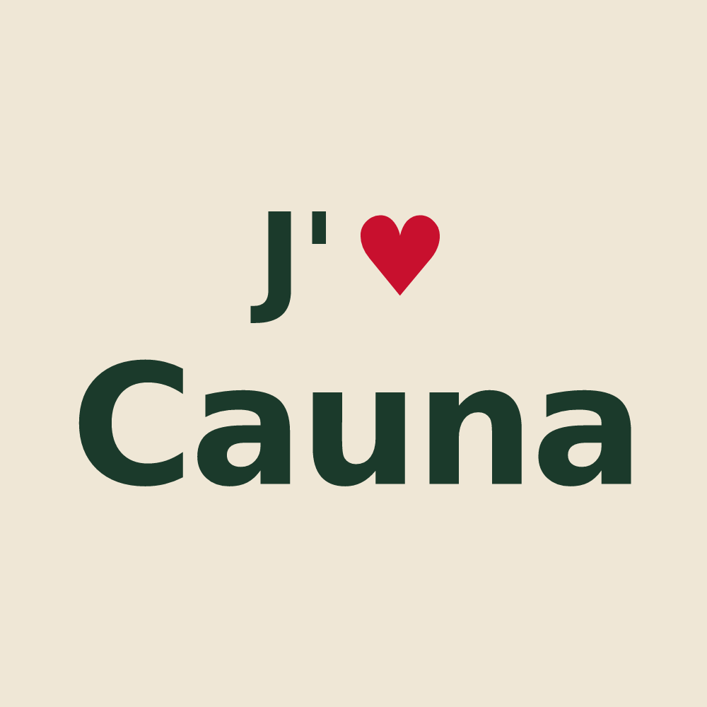 Tote bag personnalisé Cauna — design J'aime Cauna