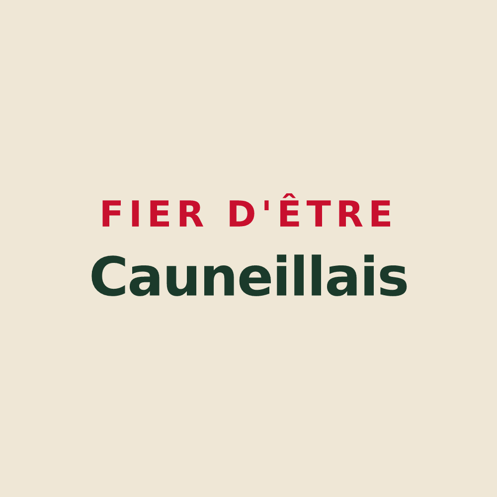 Tote bag « Fier d'être Cauneillais » — design pour Cauneille