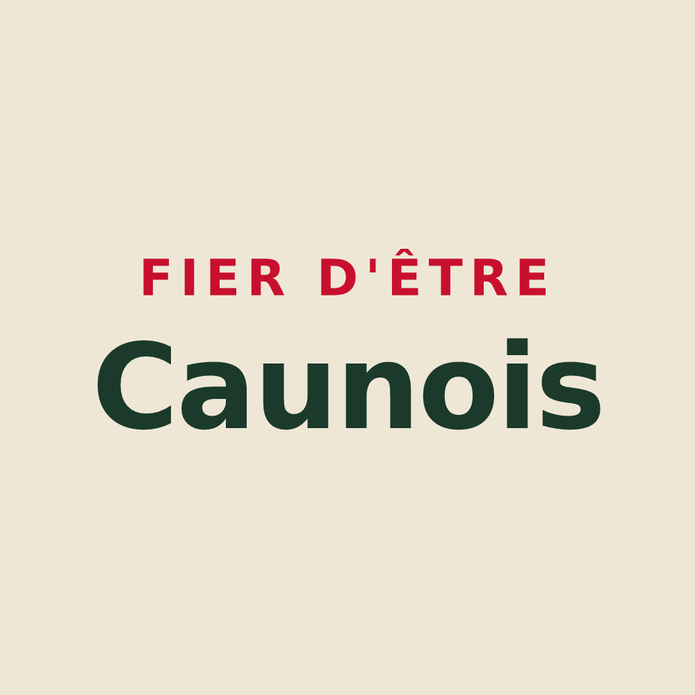 Tote bag « Fier d'être Caunois » — design pour Caunes-Minervois