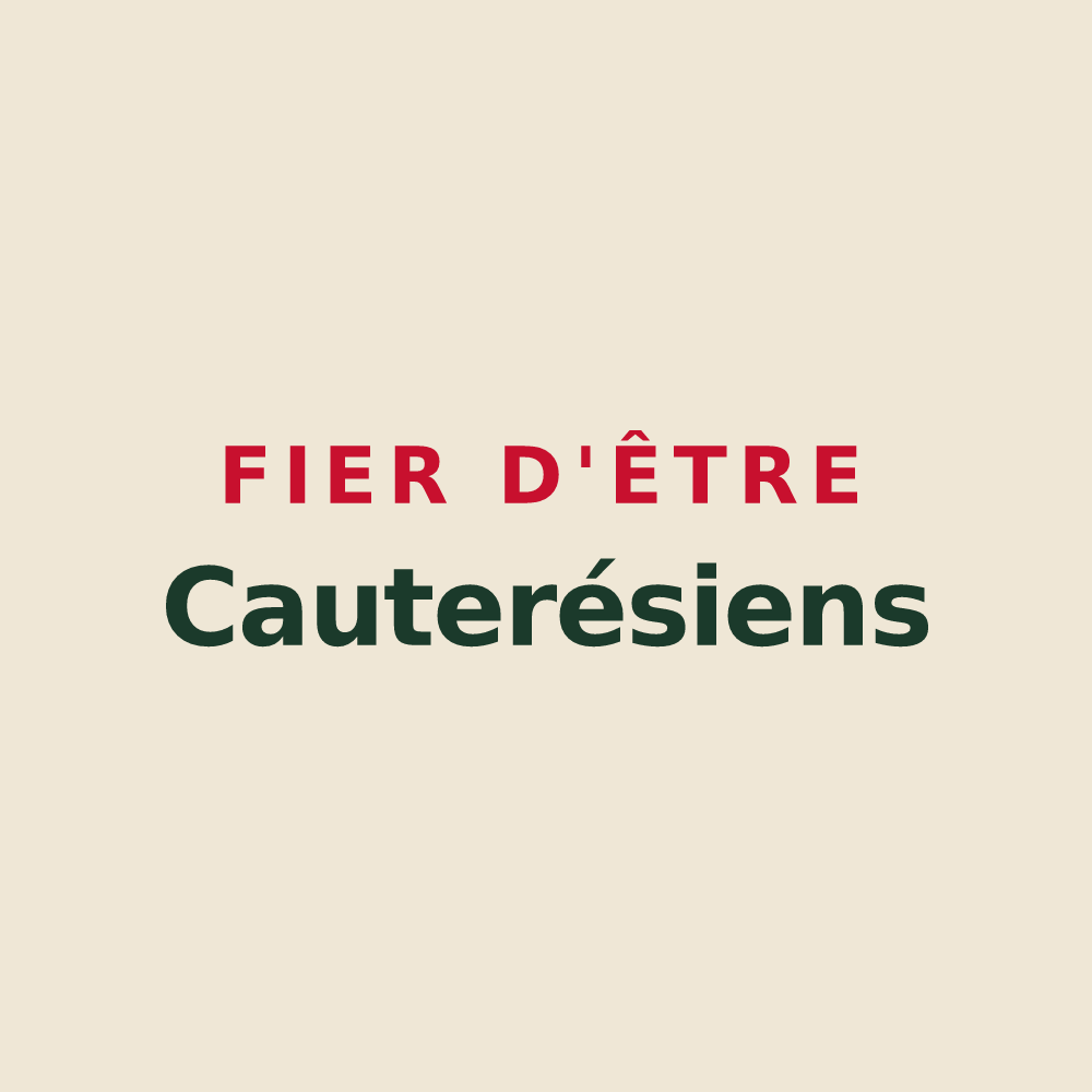 Tote bag « Fier d'être Cauterésiens » — design pour Cauterets