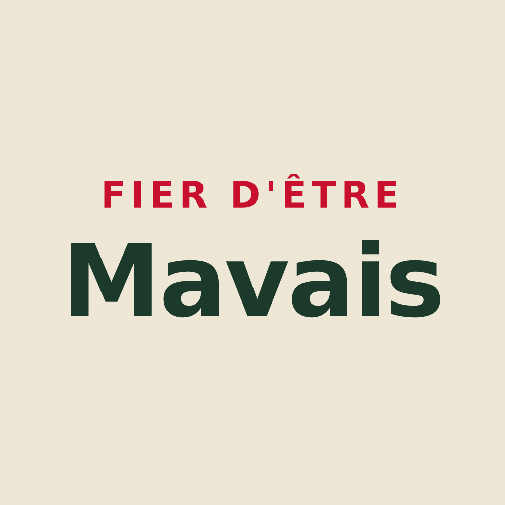 Tote bag « Fier d'être Mavais » — design pour Cauvigny