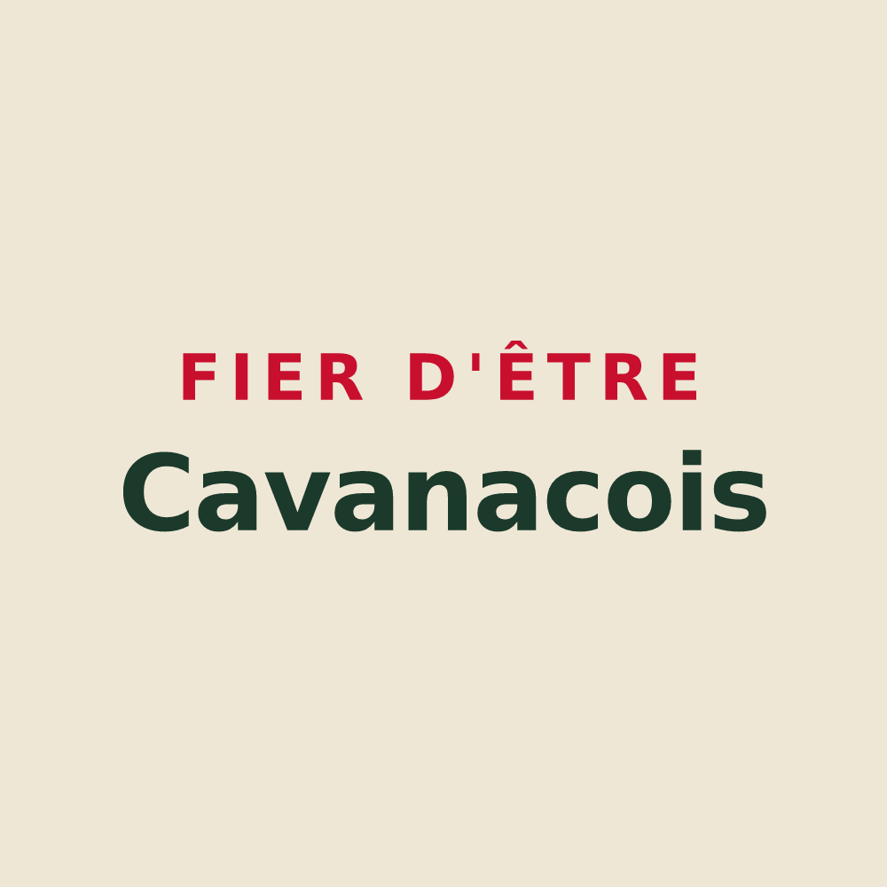 Tote bag « Fier d'être Cavanacois » — design pour Cavanac