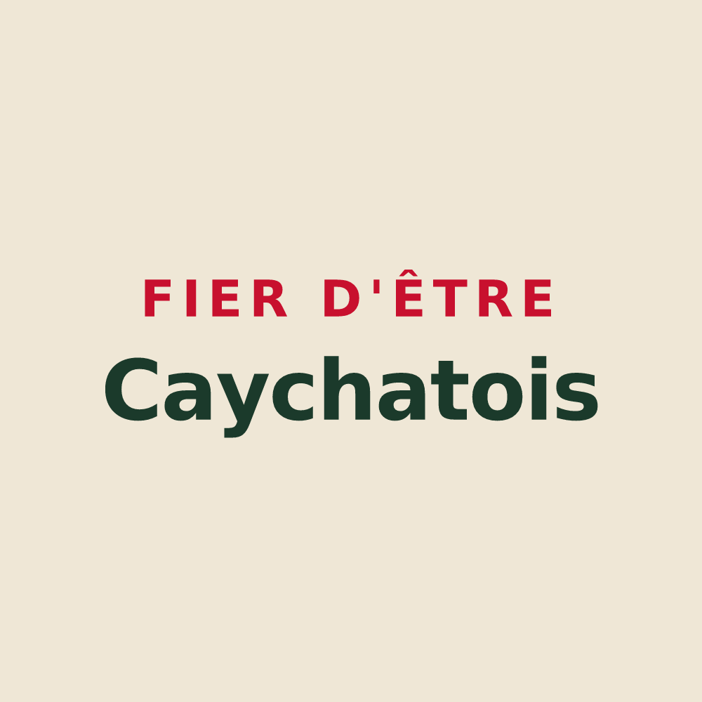 Tote bag « Fier d'être Caychatois » — design pour Caychax-et-Senconac
