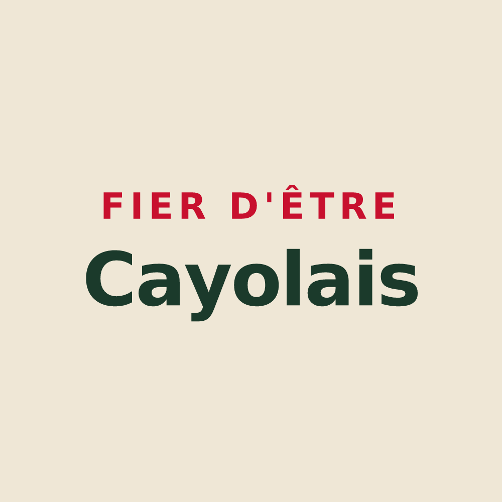 Tote bag « Fier d'être Cayolais » — design pour Cayeux-en-Santerre