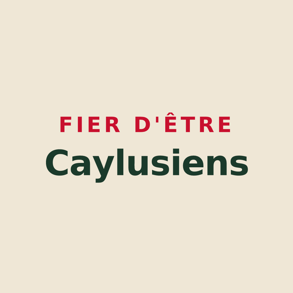 Tote bag « Fier d'être Caylusiens » — design pour Caylus