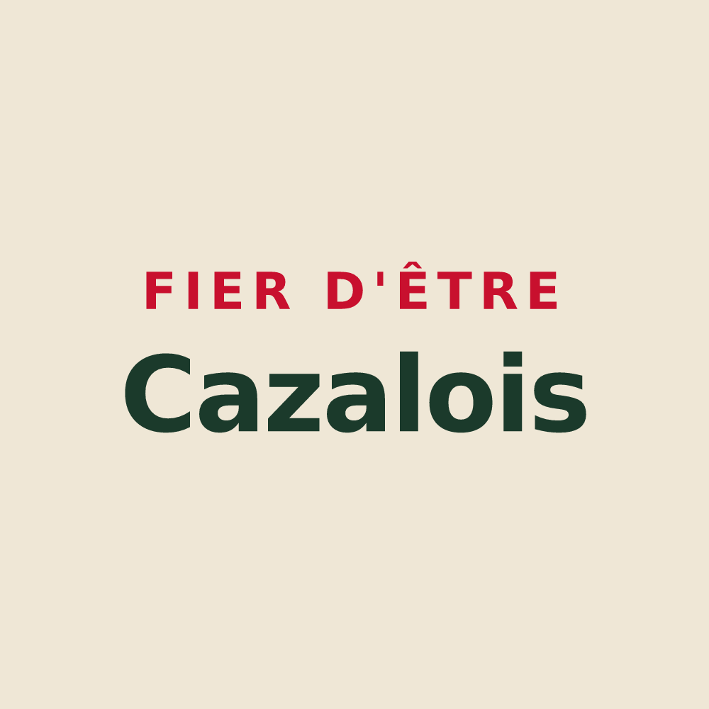 Tote bag « Fier d'être Cazalois » — design pour Cazals-des-Baylès