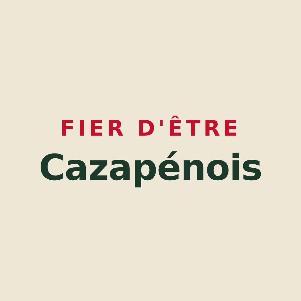 Tote bag « Fier d'être Cazapénois » — design pour Cazarilh-Laspènes