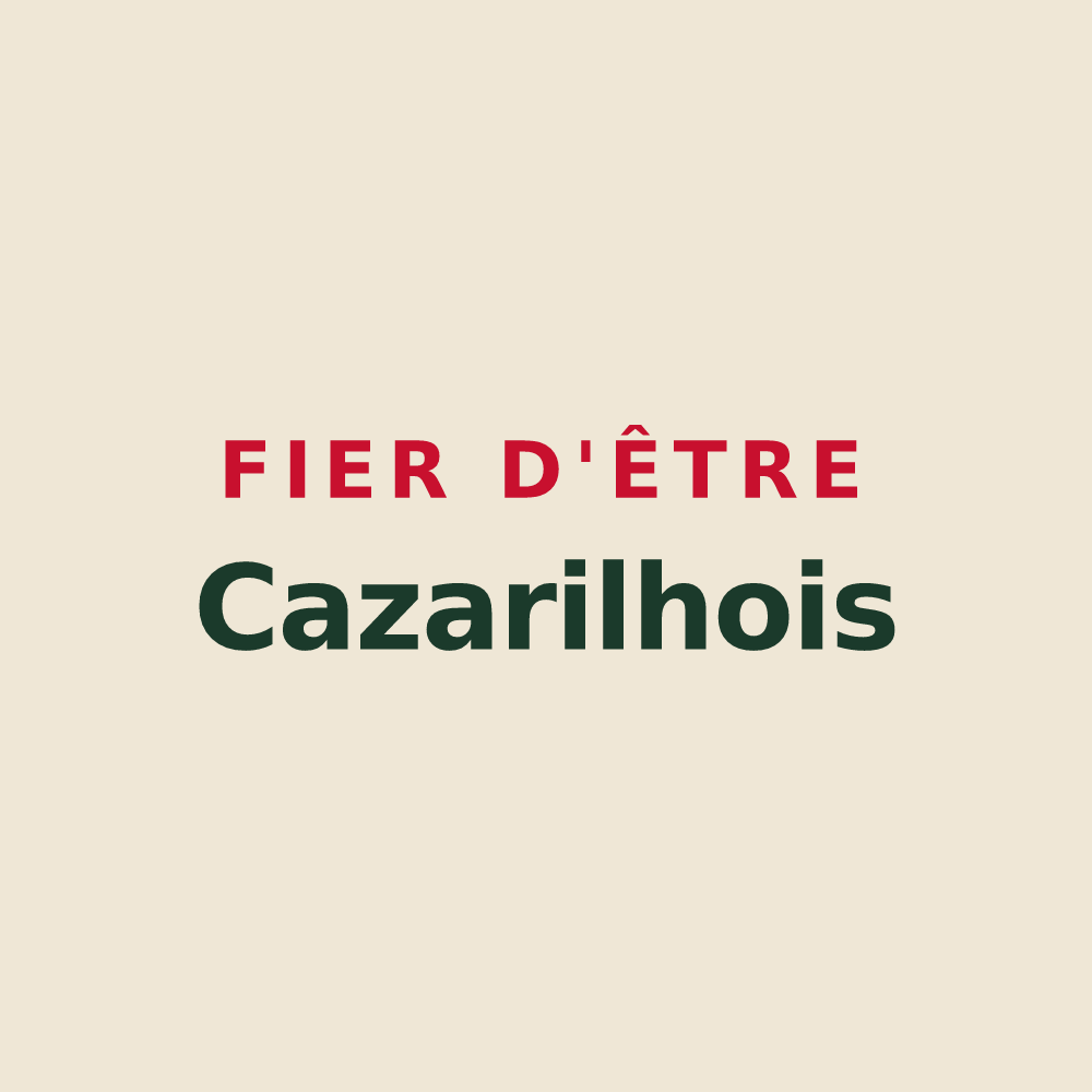 Tote bag « Fier d'être Cazarilhois » — design pour Cazarilh