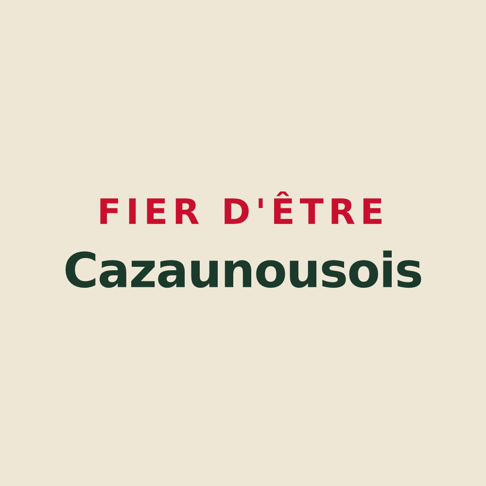 Tote bag « Fier d'être Cazaunousois » — design pour Cazaunous