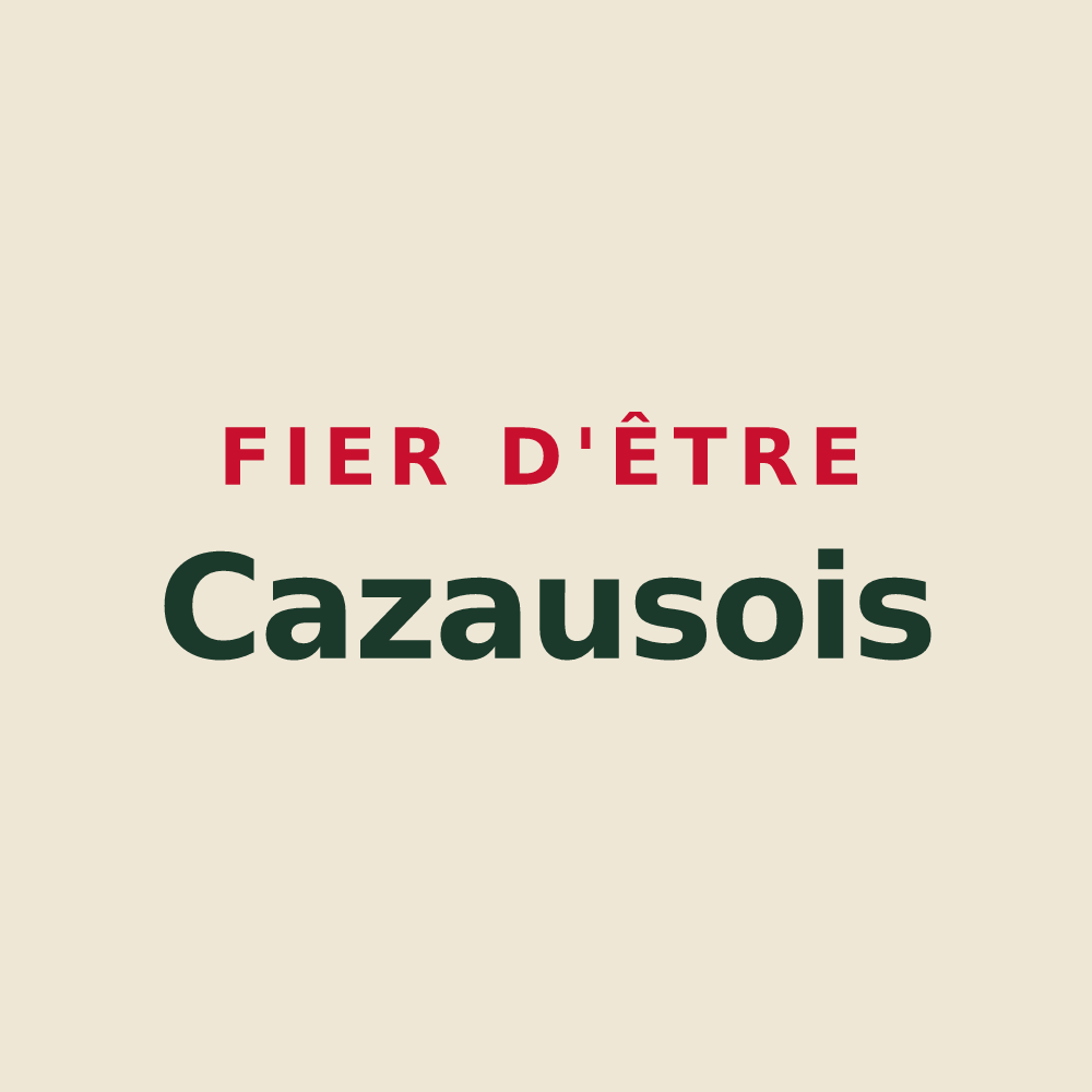 Tote bag « Fier d'être Cazausois » — design pour Cazaux