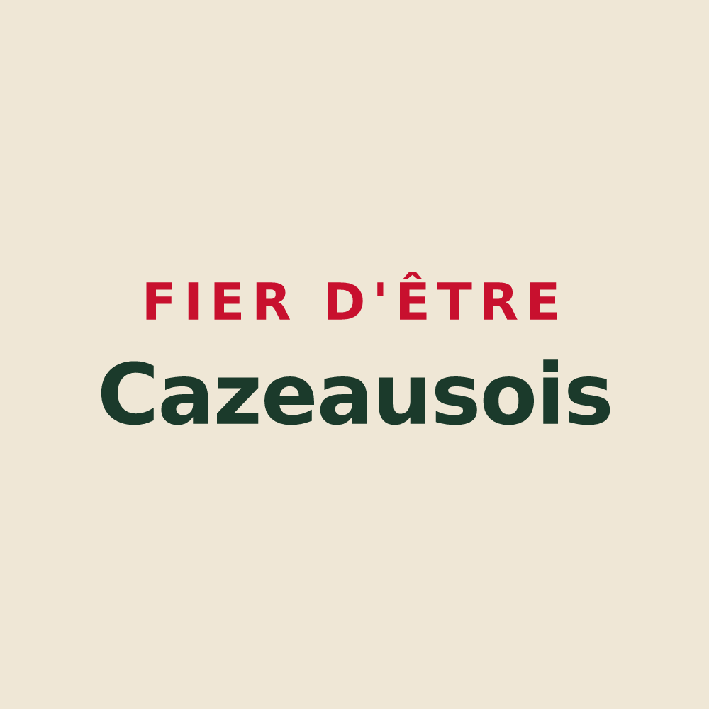 Tote bag « Fier d'être Cazeausois » — design pour Cazeaux-de-Larboust