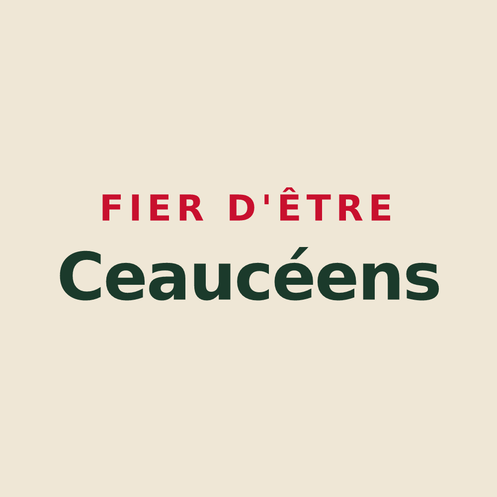 Tote bag « Fier d'être Ceaucéens » — design pour Ceaucé