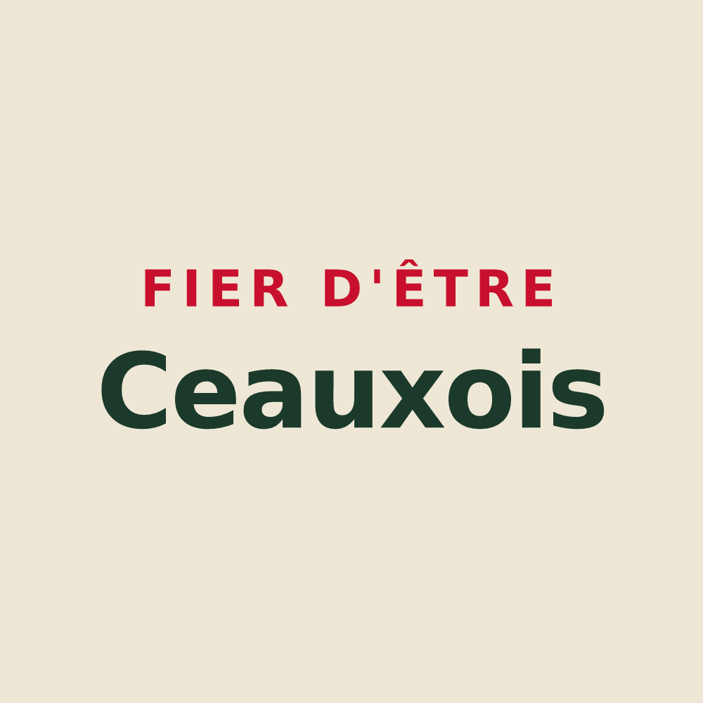 Tote bag « Fier d'être Ceauxois » — design pour Ceaux-en-Loudun
