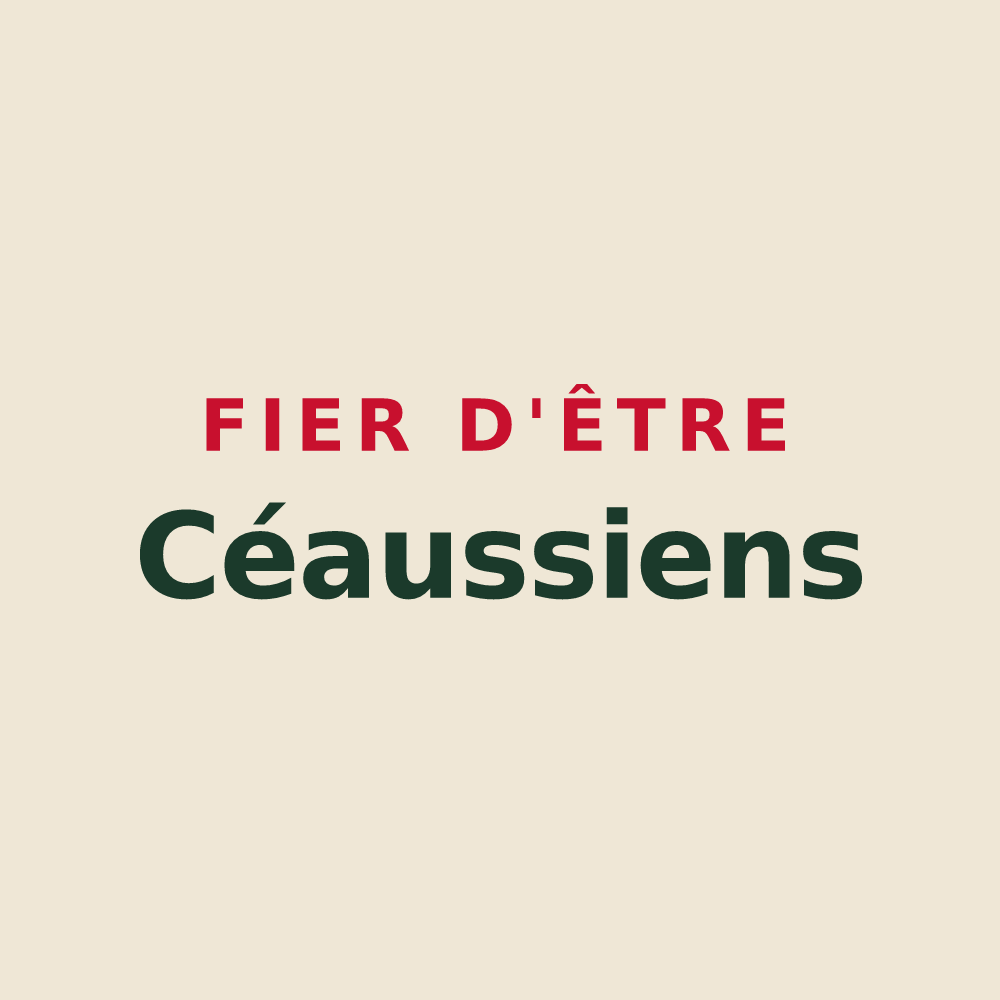 Tote bag « Fier d'être Céaussiens » — design pour Céaux