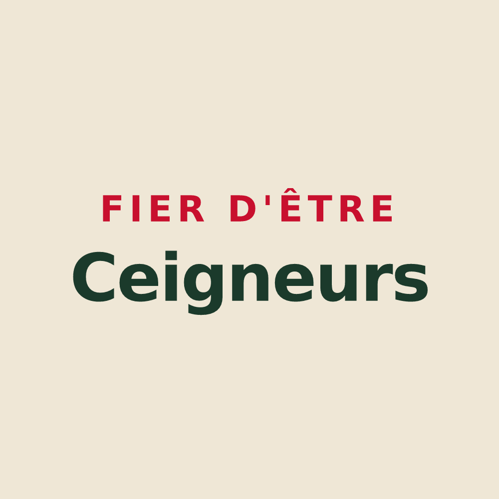 Tote bag « Fier d'être Ceigneurs » — design pour Ceignes