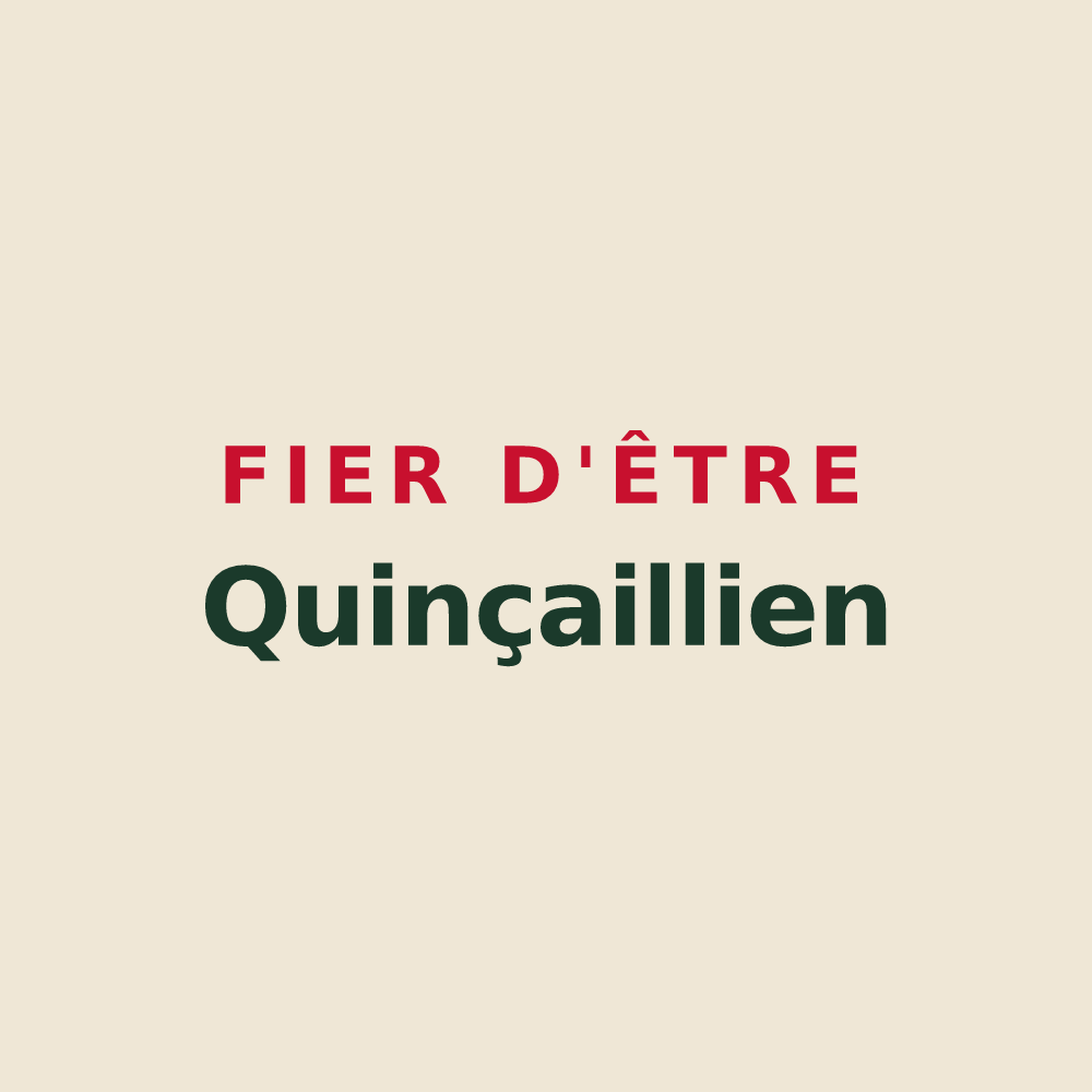 Tote bag « Fier d'être Quinçaillien » — design pour Ceillac