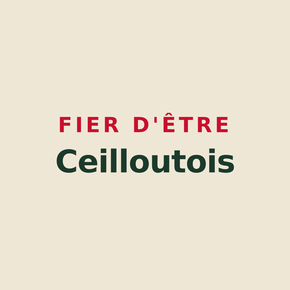 Tote bag « Fier d'être Ceilloutois » — design pour Ceilloux
