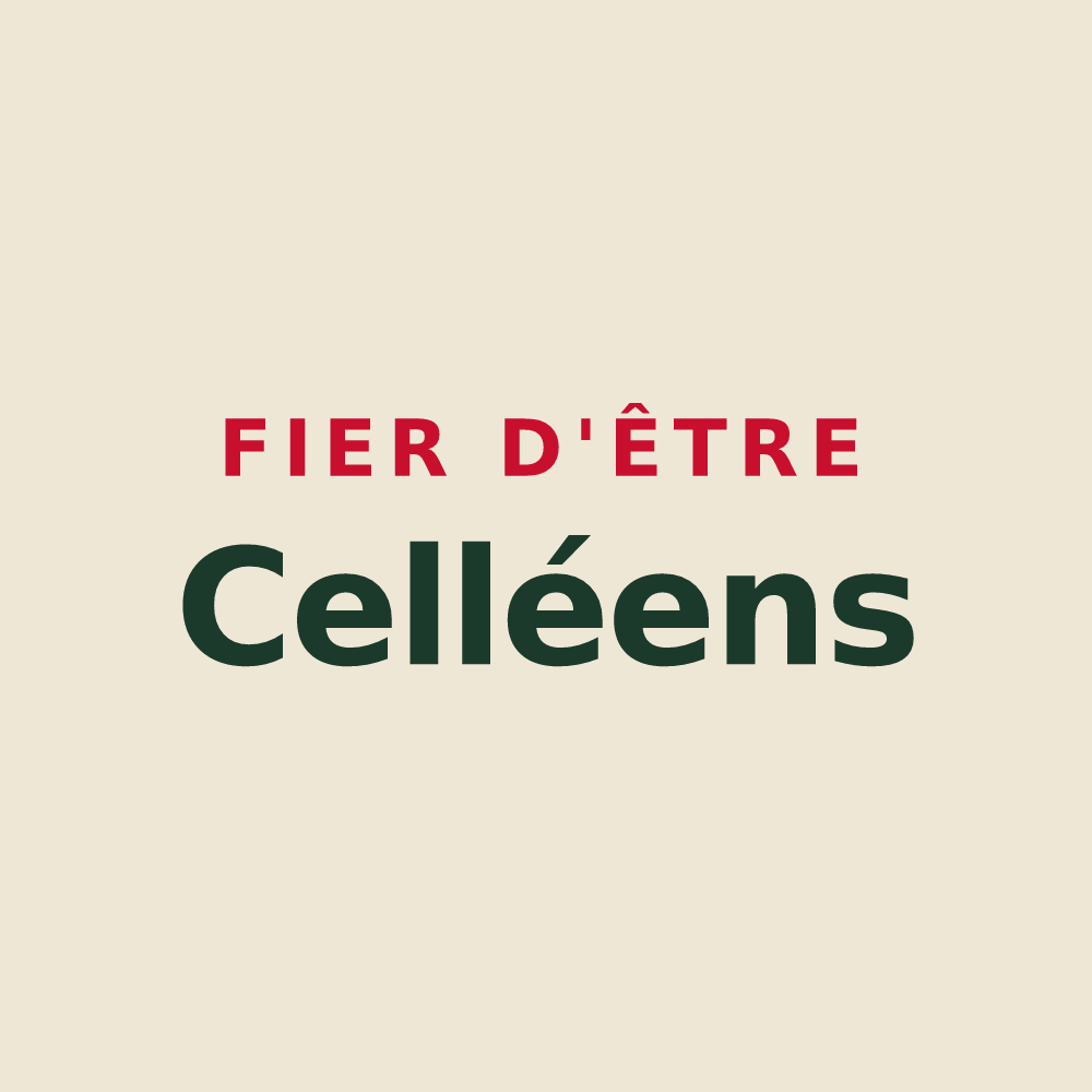 Tote bag « Fier d'être Celléens » — design pour Cellé