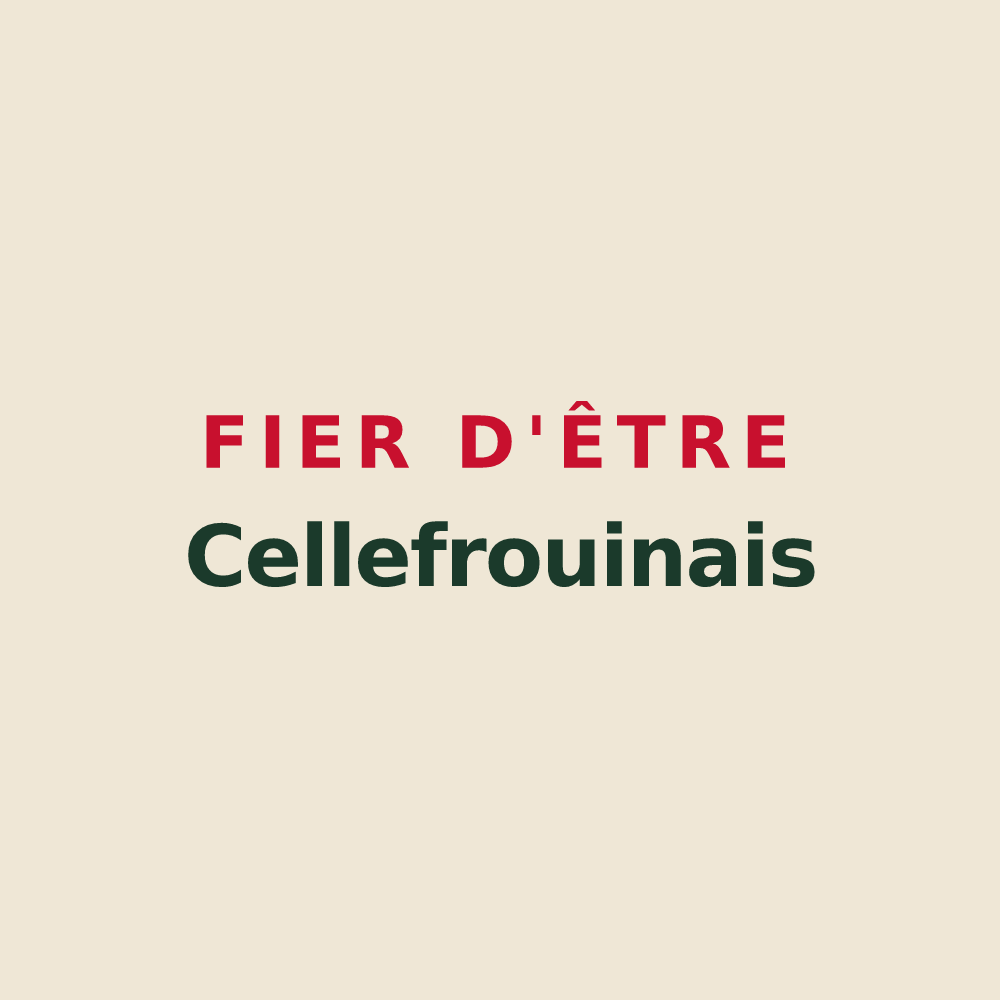 Tote bag « Fier d'être Cellefrouinais » — design pour Cellefrouin