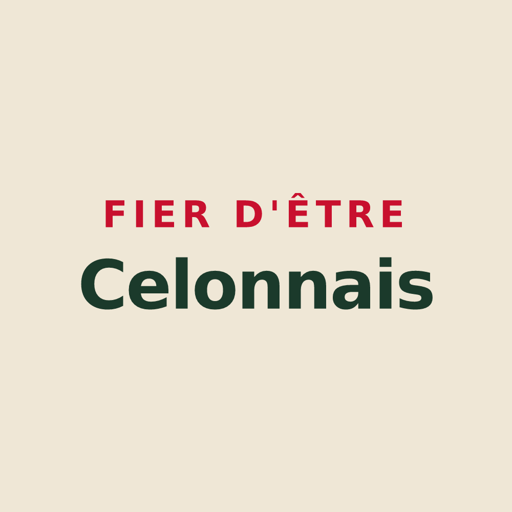 Tote bag « Fier d'être Celonnais » — design pour Celon