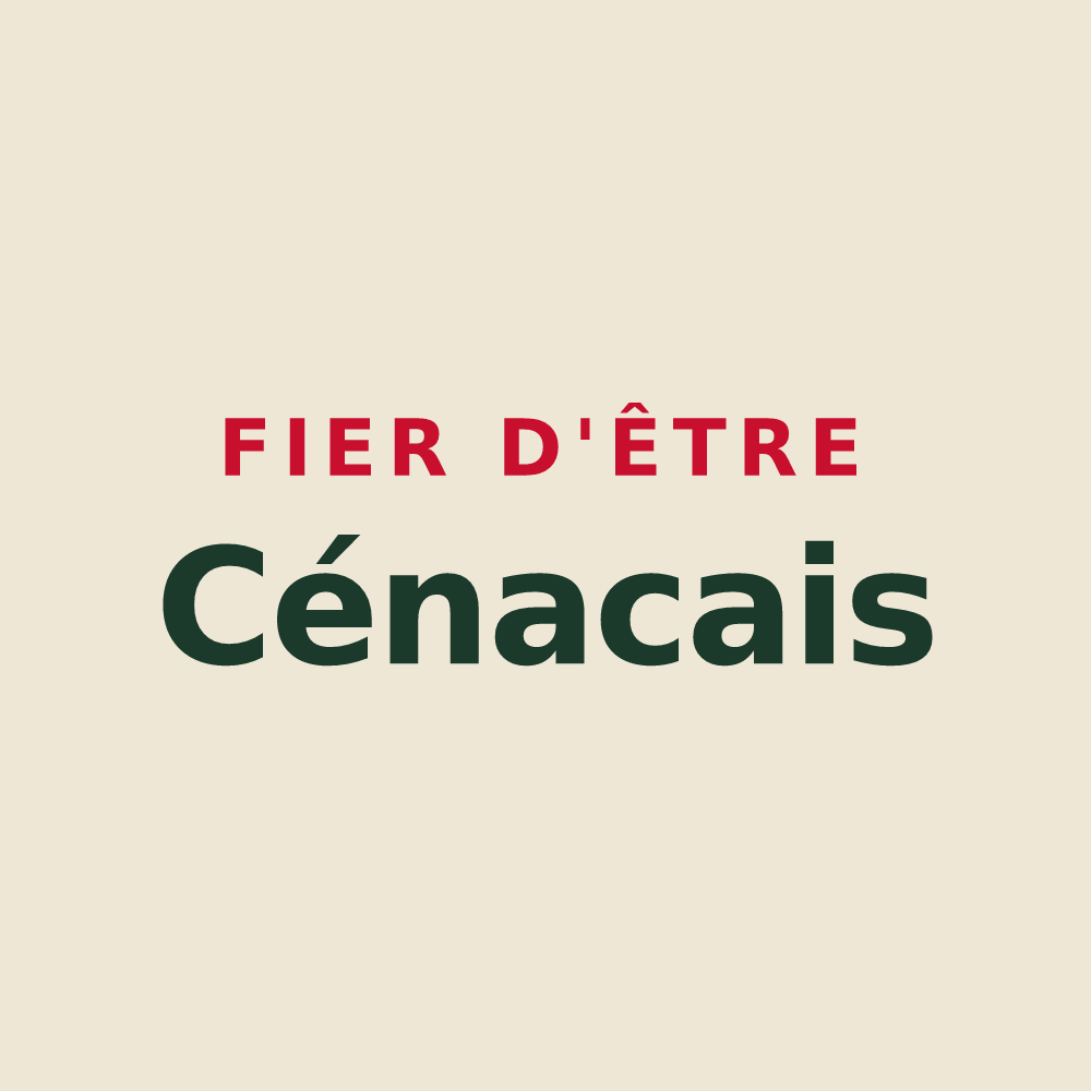 Tote bag « Fier d'être Cénacais » — design pour Cénac
