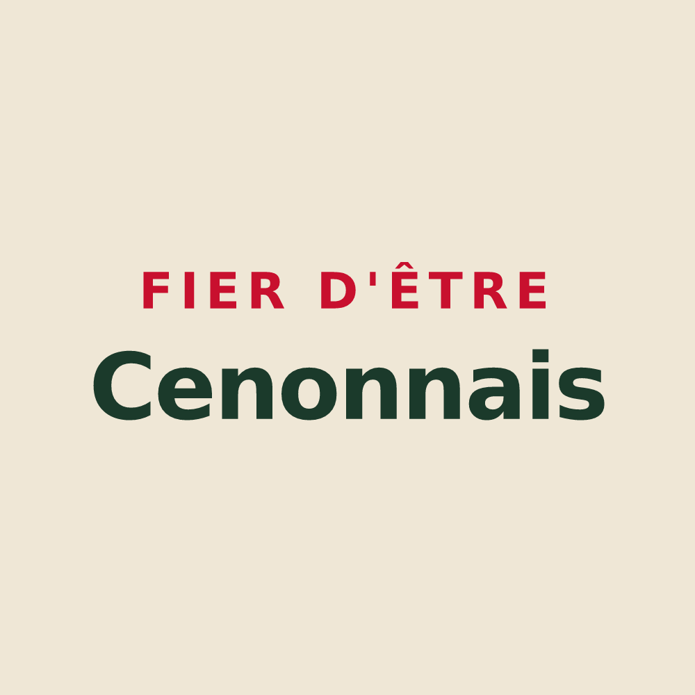 Tote bag « Fier d'être Cenonnais » — design pour Cenon