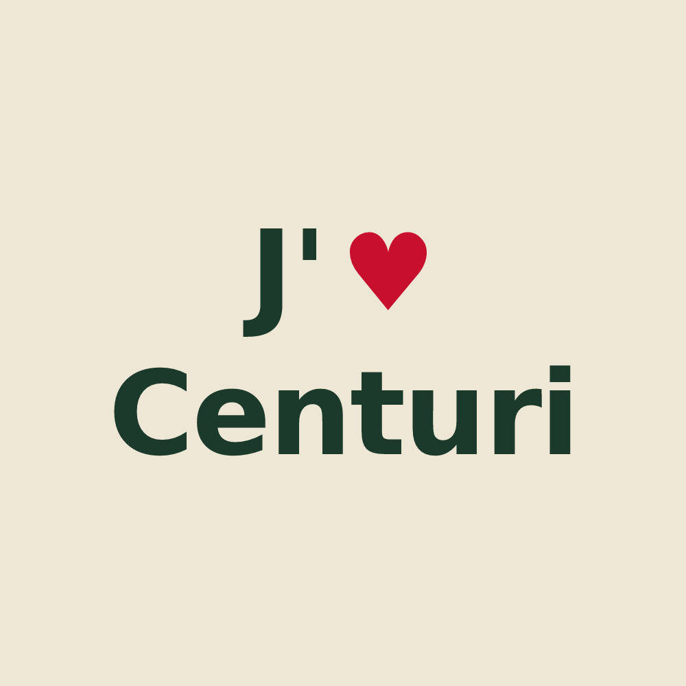 Tote bag personnalisé Centuri — design J'aime Centuri