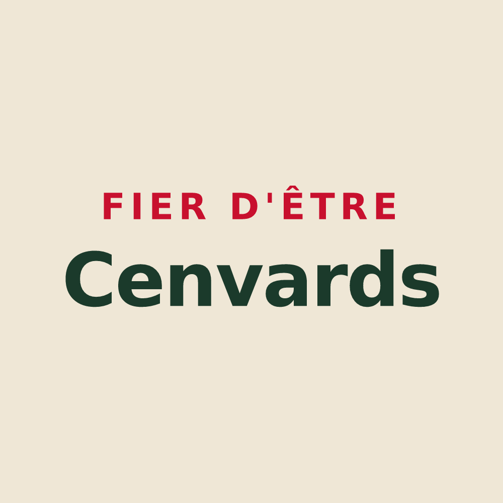 Tote bag « Fier d'être Cenvards » — design pour Cenves