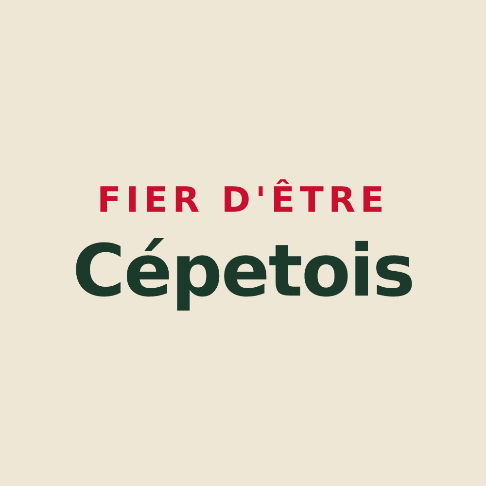Tote bag « Fier d'être Cépetois » — design pour Cépet